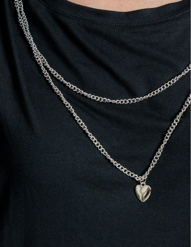 Bluzki i koszule - Bluzka damska bombka z łańcuszkiem i rękawem 3/4 CZARNY - produkt moraj.pl 9