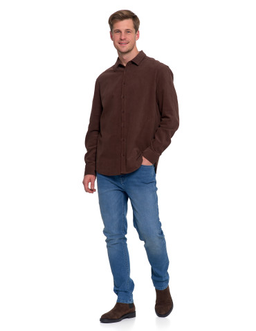 Koszula męska sztruksowa z długim rękawem