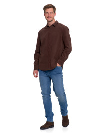 Koszula męska sztruksowa z długim rękawem