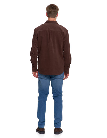 Koszula męska sztruksowa z długim rękawem  - produkt 2