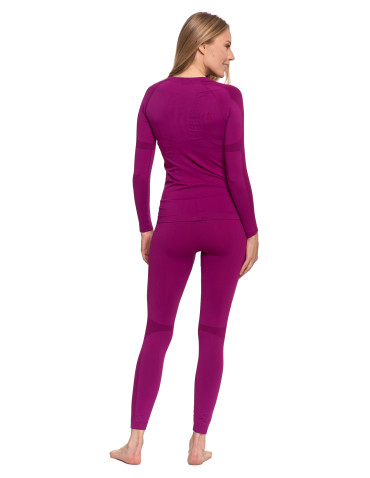 Bielizna termoaktywna - Damskie legginsy termoaktywne FIOLETOWY - produkt 3