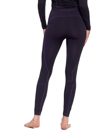 Bielizna termoaktywna - Damskie legginsy termoaktywne bezszwowe FIOLETOWY - produkt 5