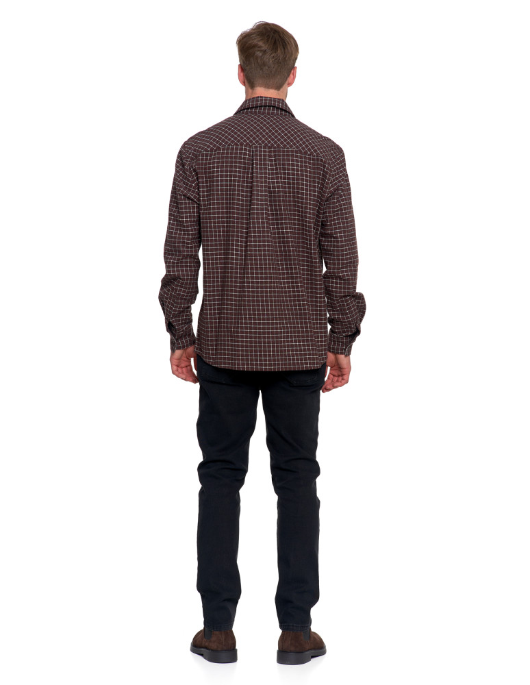 Koszulki, topy, koszule - Koszula męska flanelowa w kratę WZÓR 1 - produkt moraj.pl 3