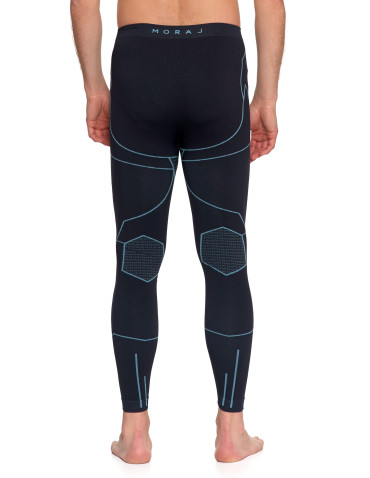 Bielizna termoaktywna - Męska bielizna termoaktywna legginsy z jonami srebra NIEBIESKI - produkt 6