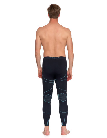 Bielizna termoaktywna - Męska bielizna termoaktywna legginsy z jonami srebra NIEBIESKI - produkt 11