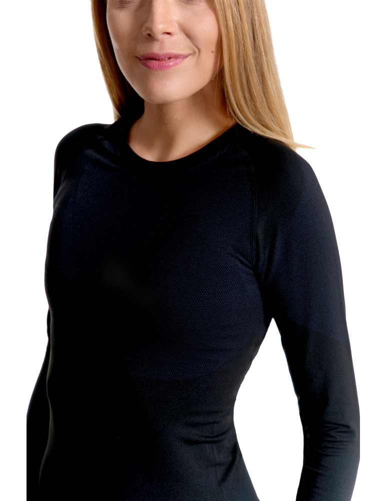 Bielizna termoaktywna - Komplet bielizny termoaktywnej damski GRANATOWY - produkt moraj.pl 3