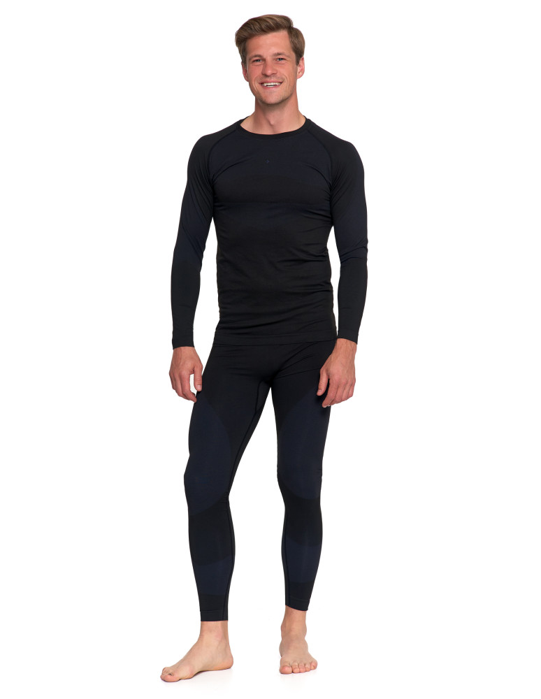 Komplet męski bielizny termoaktywnej GRANATOWY