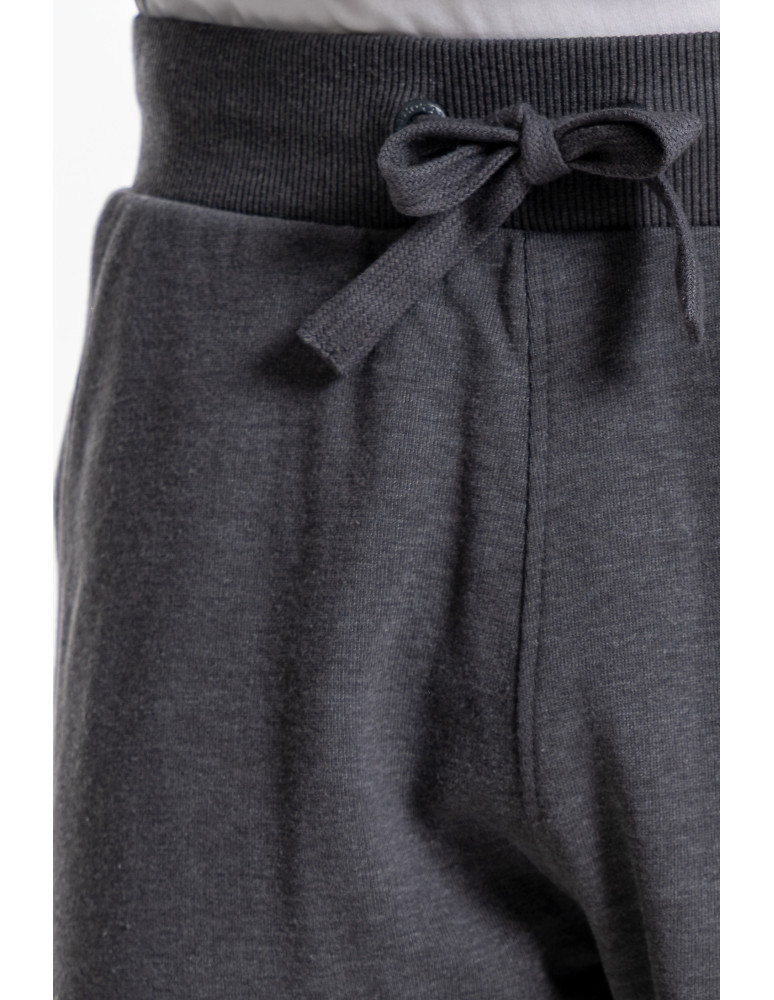 Spodnie - Spodnie męskie dresowe z kieszeniami i ściągaczami SZARY - produkt moraj.pl 5
