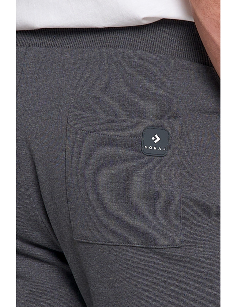 Spodnie - Spodnie męskie dresowe z kieszeniami i ściągaczami SZARY - produkt moraj.pl 6