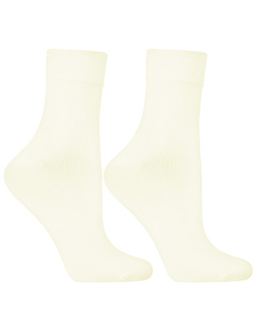 Długie - Skarpetki damskie bawełniane gładkie 3-pak WIELOKOLOROWY - produkt 4