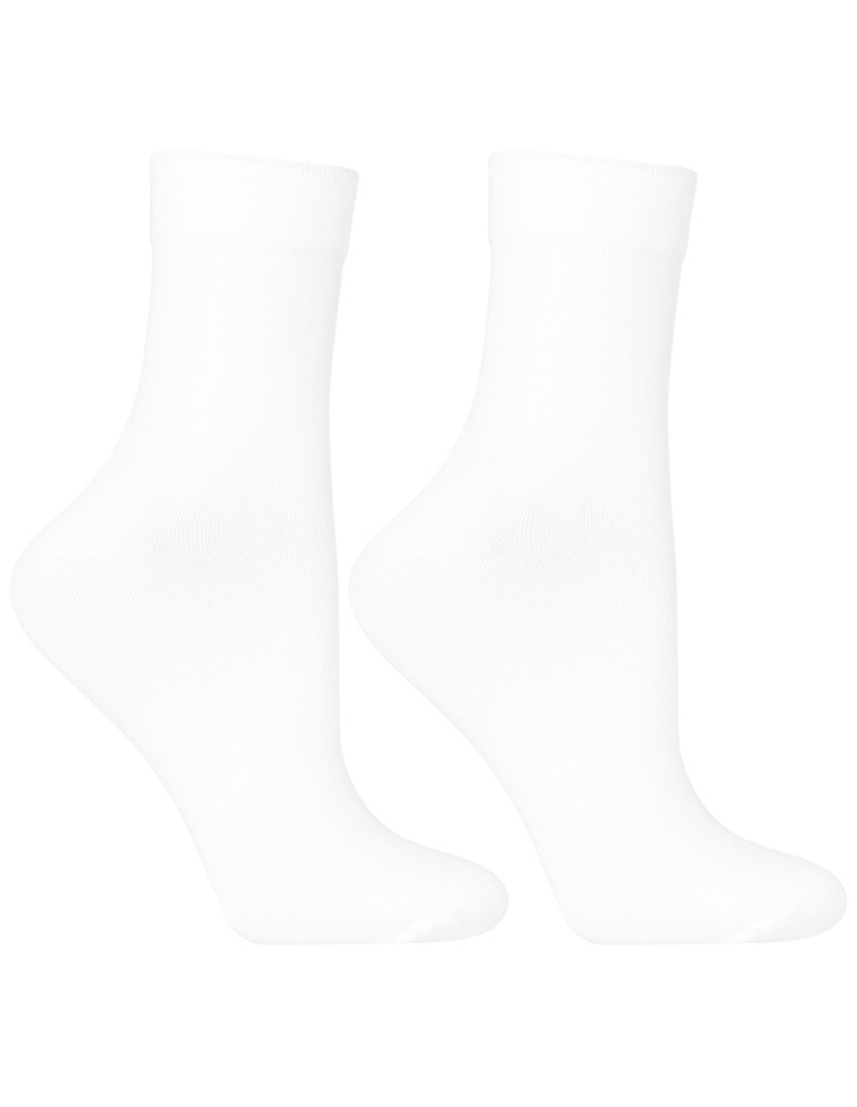 Długie - Skarpetki damskie bawełniane gładkie 3-pak WIELOKOLOROWY - produkt moraj.pl 3