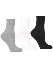 Skarpetki damskie długie bawełniane klasyczne 3-pak