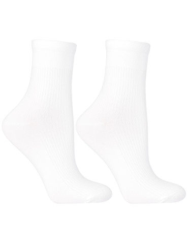 Długie - Skarpetki damskie długie bawełniane klasyczne 3-pak WIELOKOLOROWY - produkt 3