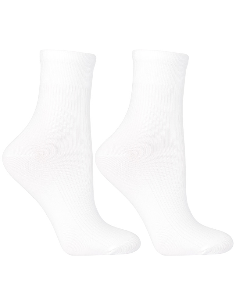 Długie - Skarpetki damskie długie bawełniane klasyczne 3-pak WIELOKOLOROWY - produkt moraj.pl 3