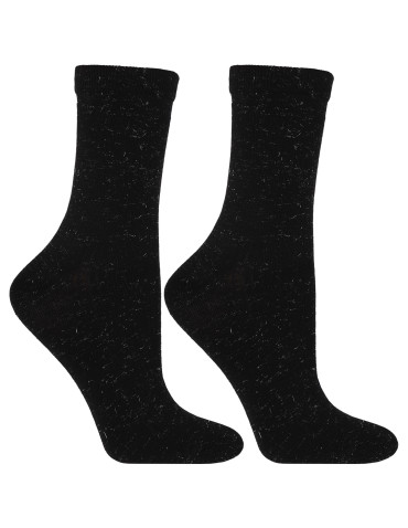 Długie - Skarpetki damskie długie w prążek i wzory 3-pak WIELOKOLOROWY - produkt 4