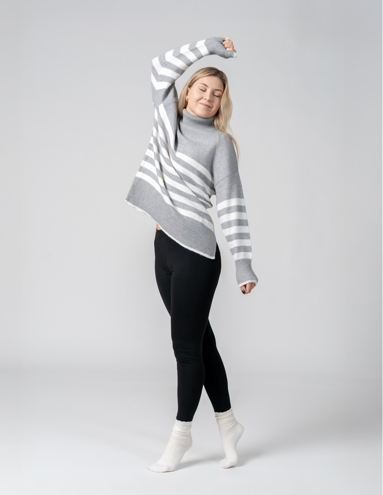 Legginsy - Klasyczne bawełniane legginsy damskie WIELOKOLOROWY - produkt moraj.pl 16