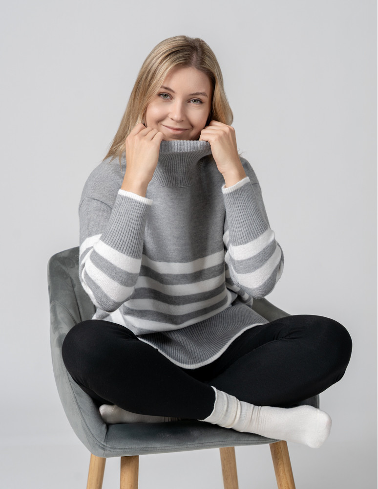 Legginsy - Klasyczne bawełniane legginsy damskie WIELOKOLOROWY - produkt moraj.pl 15