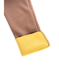 Legginsy damskie ocieplane w prążek wysoki stan  - produkt 2