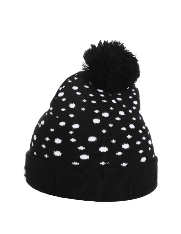 Czapki - Czapka świąteczna LED z pomponem WZÓR 1 - produkt 3