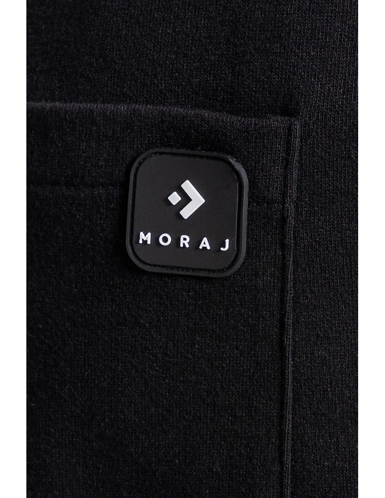 Spodnie - Spodnie męskie dresowe z kieszeniami i ściągaczami CZARNY - produkt moraj.pl 9