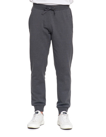 Spodnie - Spodnie męskie dresowe z kieszeniami i ściągaczami SZARY - produkt 8
