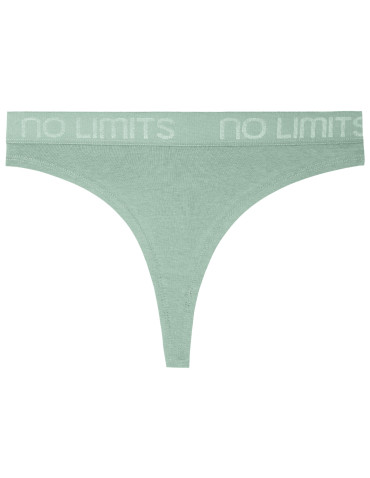 Stringi - Majtki stringi damskie bawełniane z szeroką gumką 4-pak WIELOKOLOROWY - produkt 4