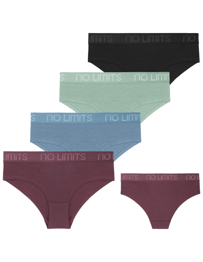 Figi - Majtki damskie szorty bawełniane z szeroką gumką 4-pak WIELOKOLOROWY - produkt moraj.pl 1