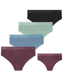 Majtki damskie szorty bawełniane z szeroką gumką 4-pak