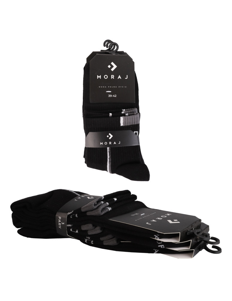 Za kostkę - Skarpety męskie za kostkę bawełniane klasyczne 12-pak WIELOKOLOROWY - produkt moraj.pl 4