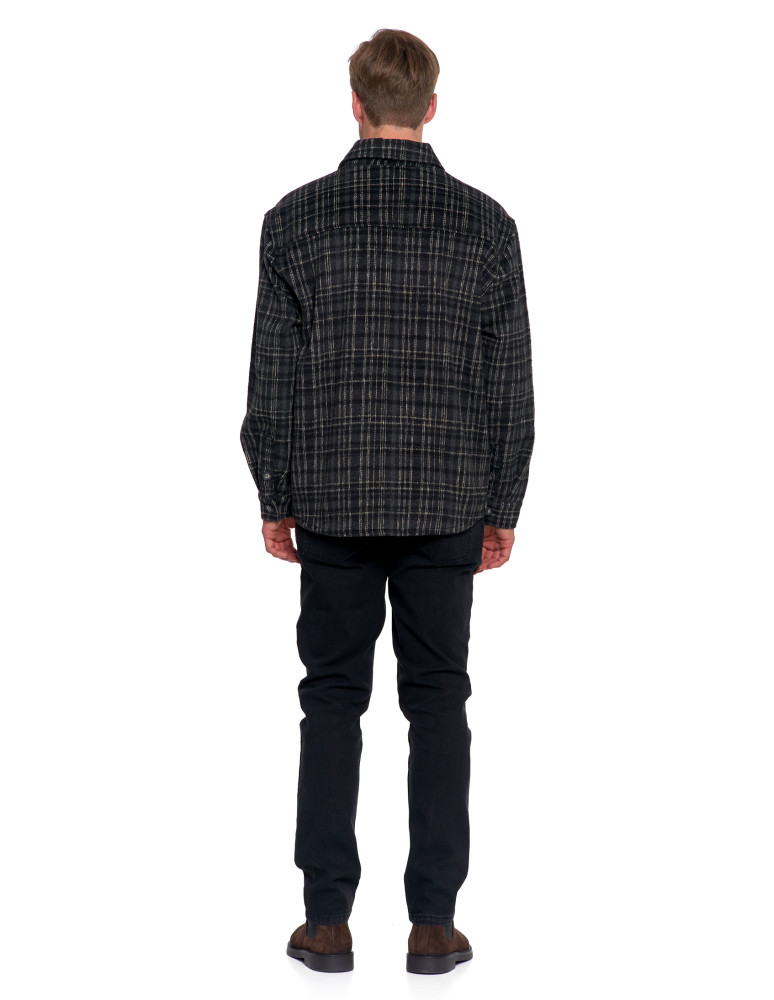 Odzież wierzchnia - Męska kurtka flanelowa w kratkę z kieszeniami WZÓR 2 - produkt moraj.pl 13