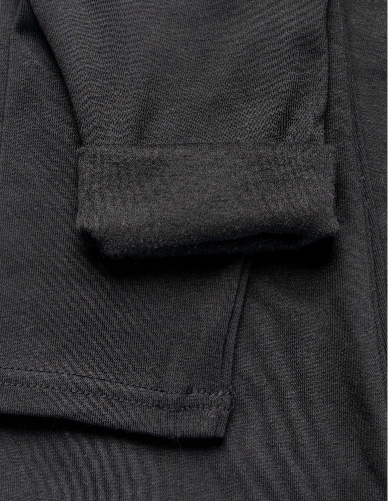 Legginsy - Klasyczne czarne legginsy ocieplane damskie CZARNY - produkt moraj.pl 2