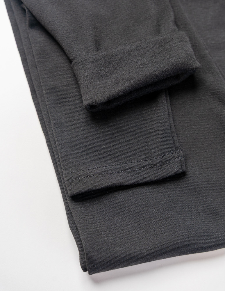 Legginsy - Klasyczne czarne legginsy ocieplane damskie CZARNY - produkt moraj.pl 3