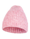 Czapka damska na zimę z domieszką wełny RÓŻOWY
