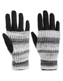 Rękawiczki damskie 2w1 z zamszowym wnętrzem