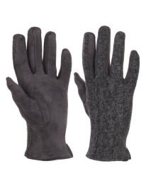 Rękawiczki damskie sweterkowe z wełną