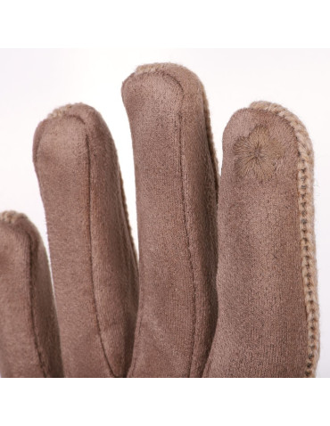 Rękawiczki damskie sweterkowe z wełną  - produkt 2