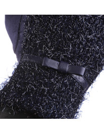 Rękawiczki damskie ażurowe z zamszem  - produkt 2