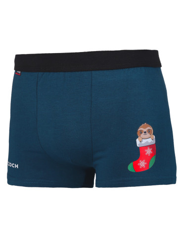 Bielizna - Bokserki chłopięce z napisem pieszczoch GRANATOWY - produkt 3