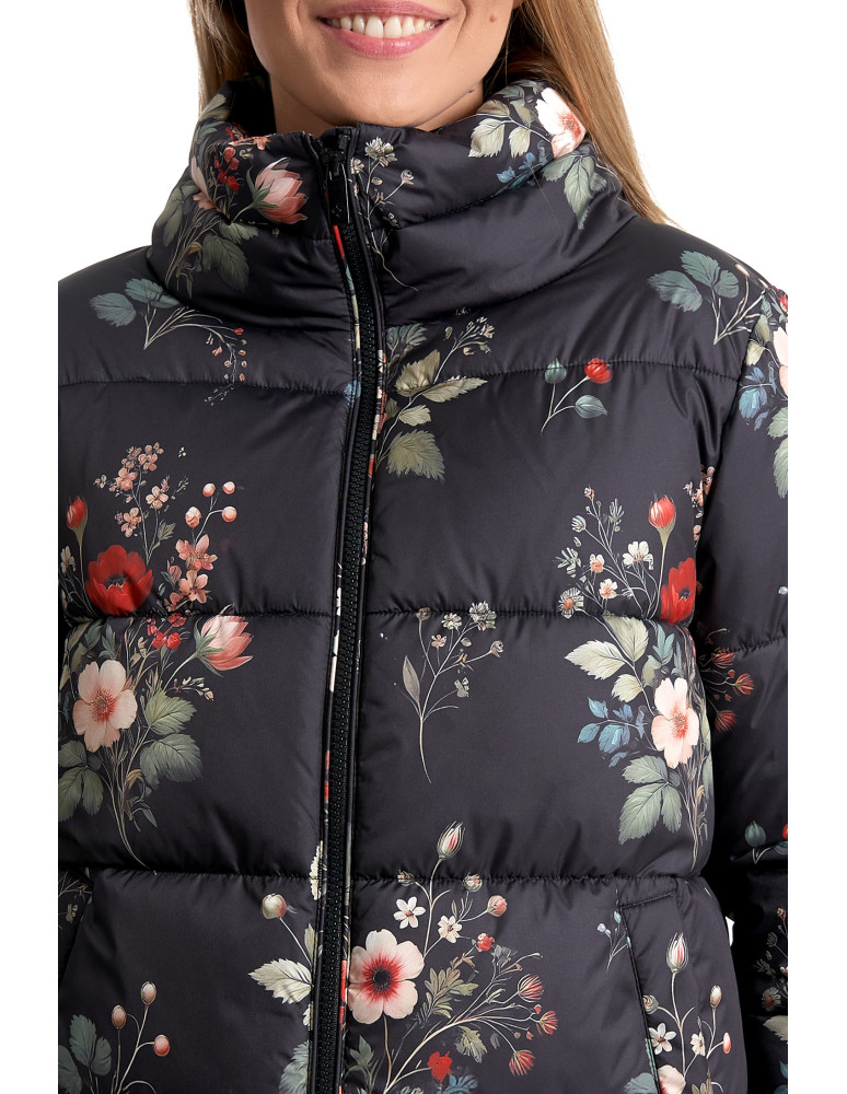 Odzież wierzchnia - Damska kurtka pikowana krótka z wysoką stójką WZÓR  - produkt moraj.pl 5