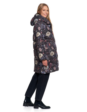 Odzież wierzchnia - Kurtka damska płaszcz pikowana luźna WZÓR - produkt 12