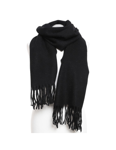 Ciepły szalik damski z kryształkami