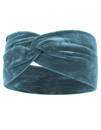 Opaska na uszy welurowa damska