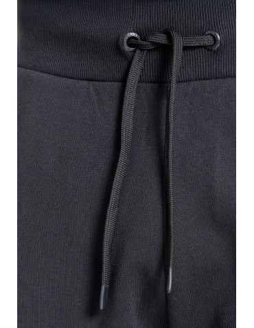 Spodnie - Spodnie dresowe męskie joggery ocieplane z kieszeniami CZARNY - produkt 4