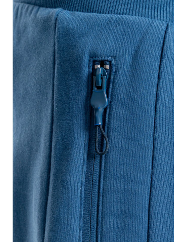 Spodnie - Spodnie dresowe męskie joggery ocieplane z kieszeniami JEANS - produkt 6