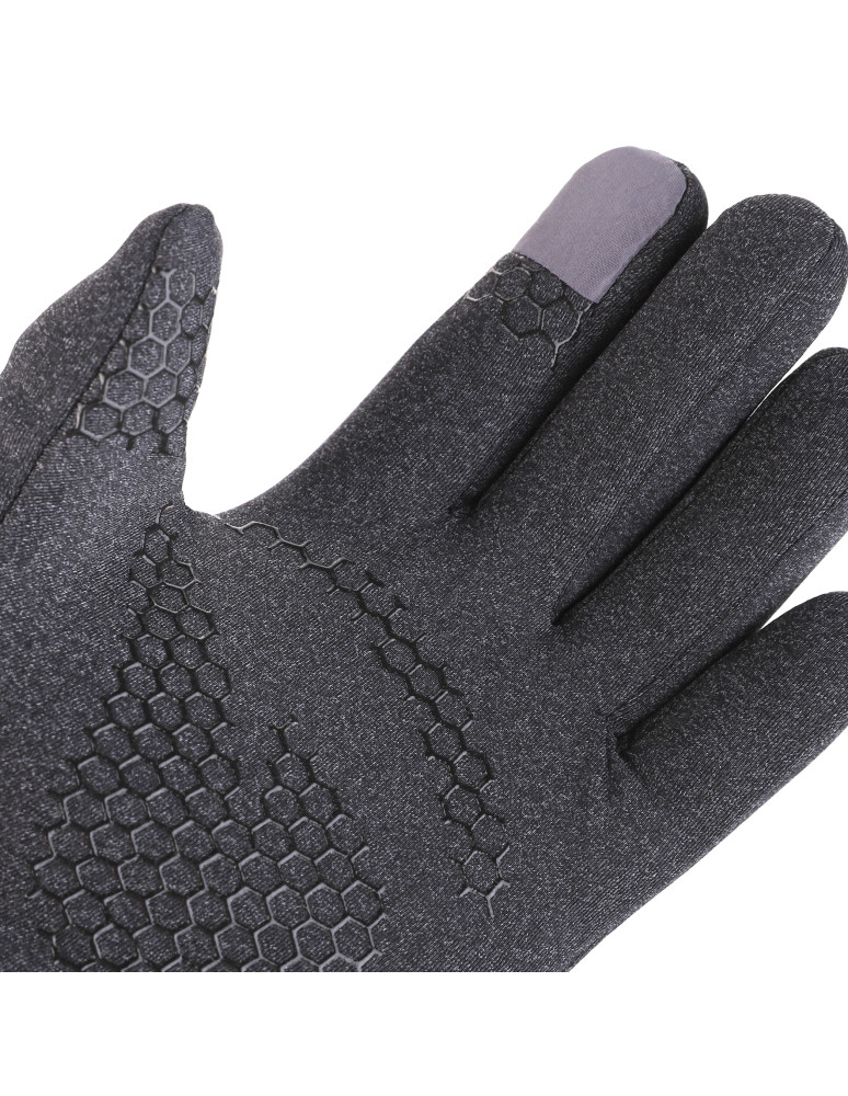 Rękawiczki damskie - Rękawiczki damskie sportowe z ociepleniem i funkcją dotykową GRAFITOWY  - produkt moraj.pl 2