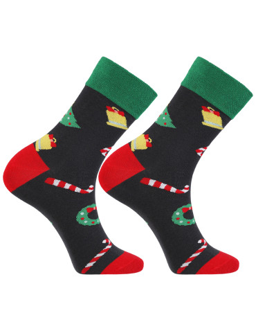 Długie - Skarpety męskie świąteczne wzory 2-pak WIELOKOLOROWY - produkt 4