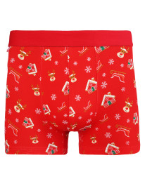 Majtki męskie bokserki bawełniane w świąteczne wzory
