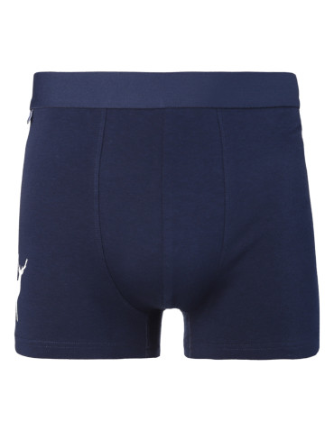 Bokserki dopasowane - Zestaw świąteczny męski bokserki i skarpetki z reniferem GRANATOWY - produkt 4