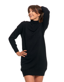 Sukienka damska swetrowa z golfem - produkt 2