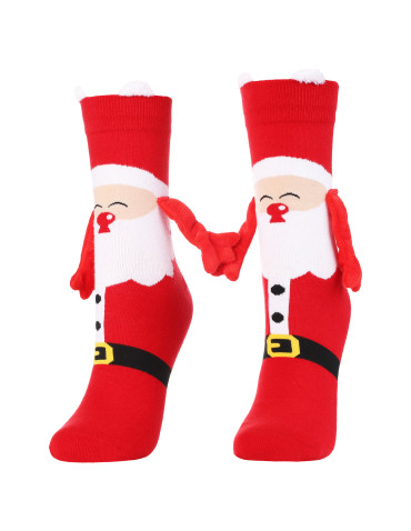 Długie - Skarpetki świąteczne Mikołaj Friendsy WIELOKOLOROWY - produkt 4